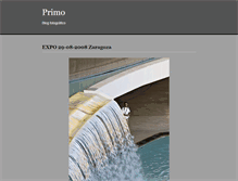 Tablet Screenshot of primo.com.es